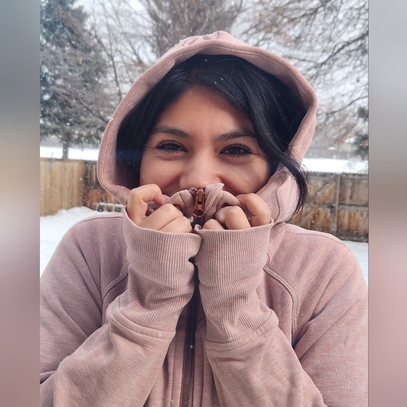 lululemon athletica Tops - Lululemon Scuba Hoodie IIHeathered Bark Berry / Bark Berry size4